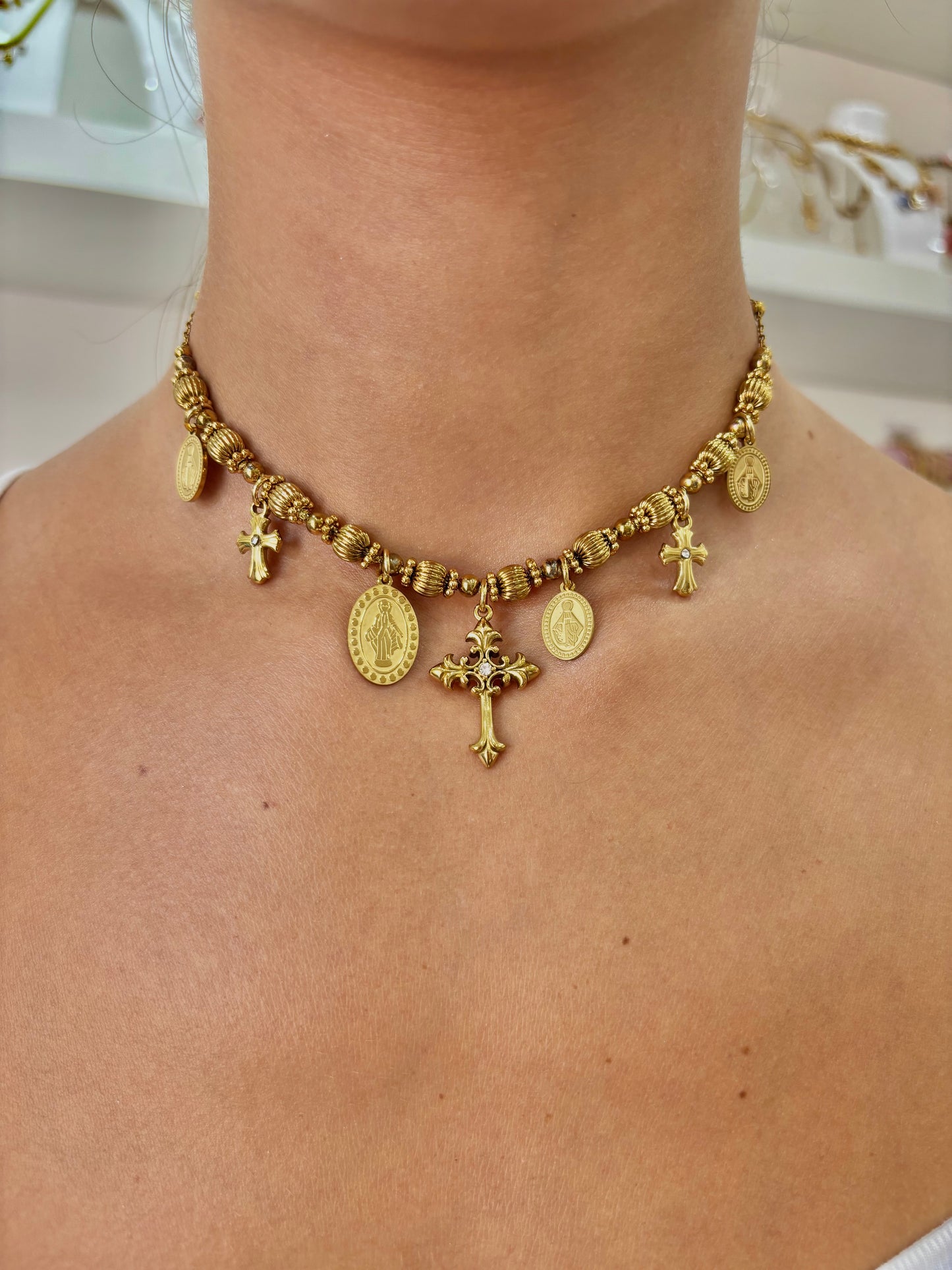 Collana Rosario Charm