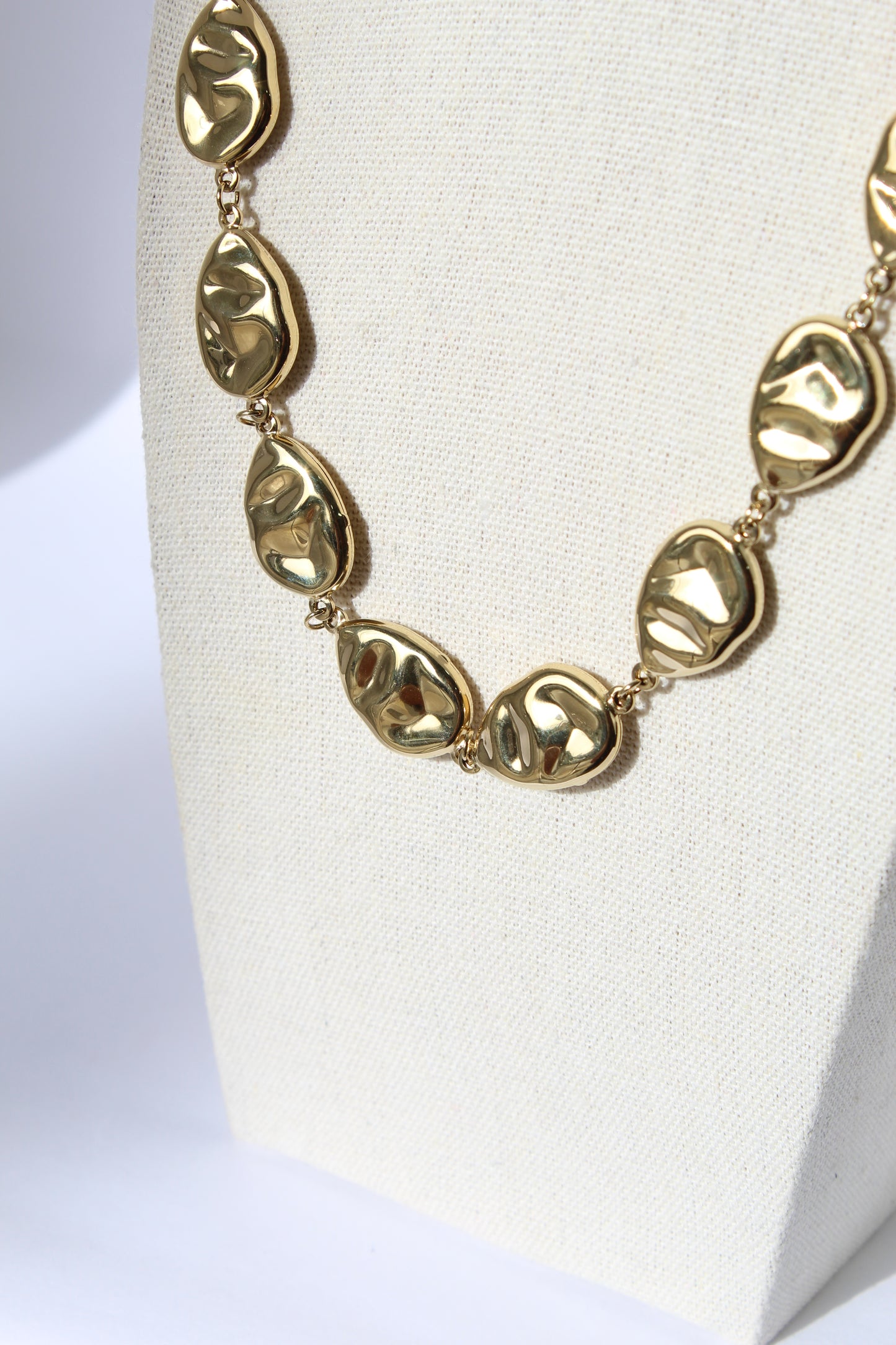 Collana “pietra martellata “