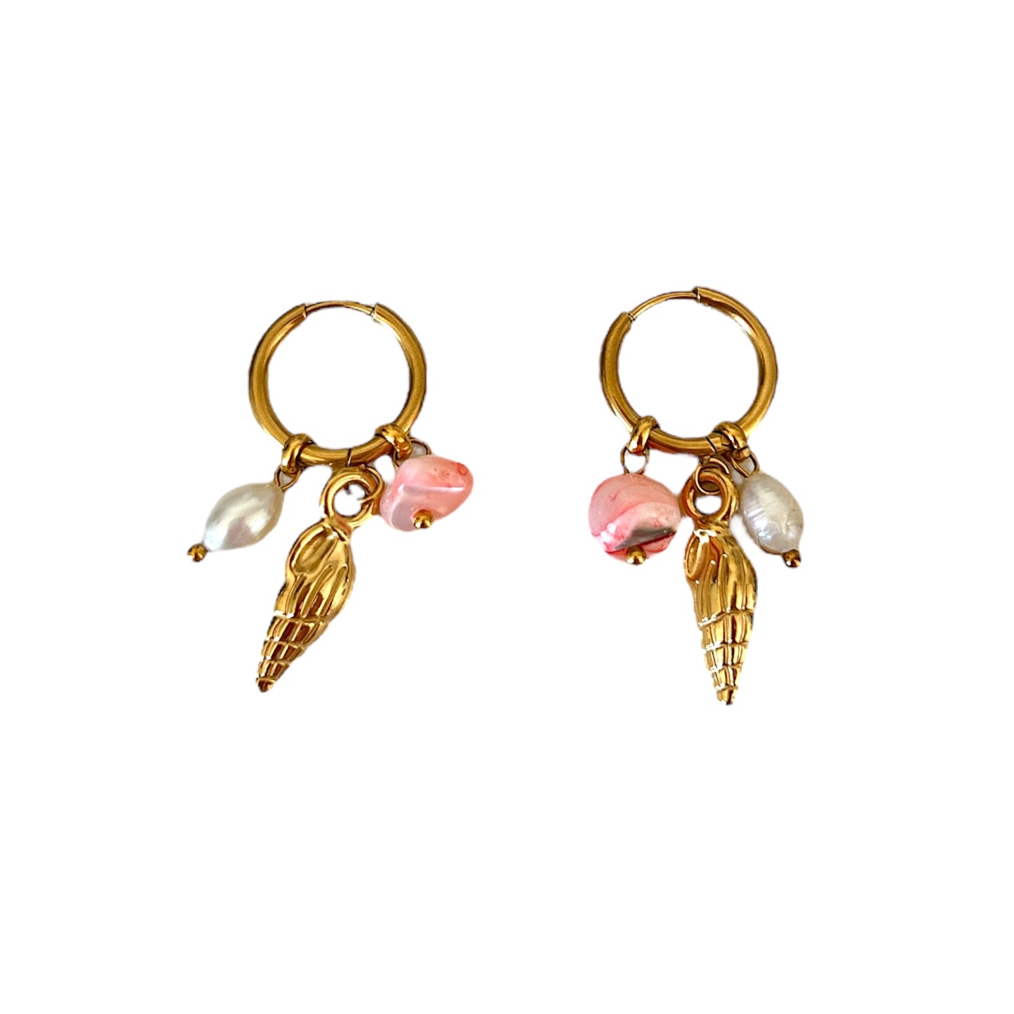 Orecchini Pietra marina charms