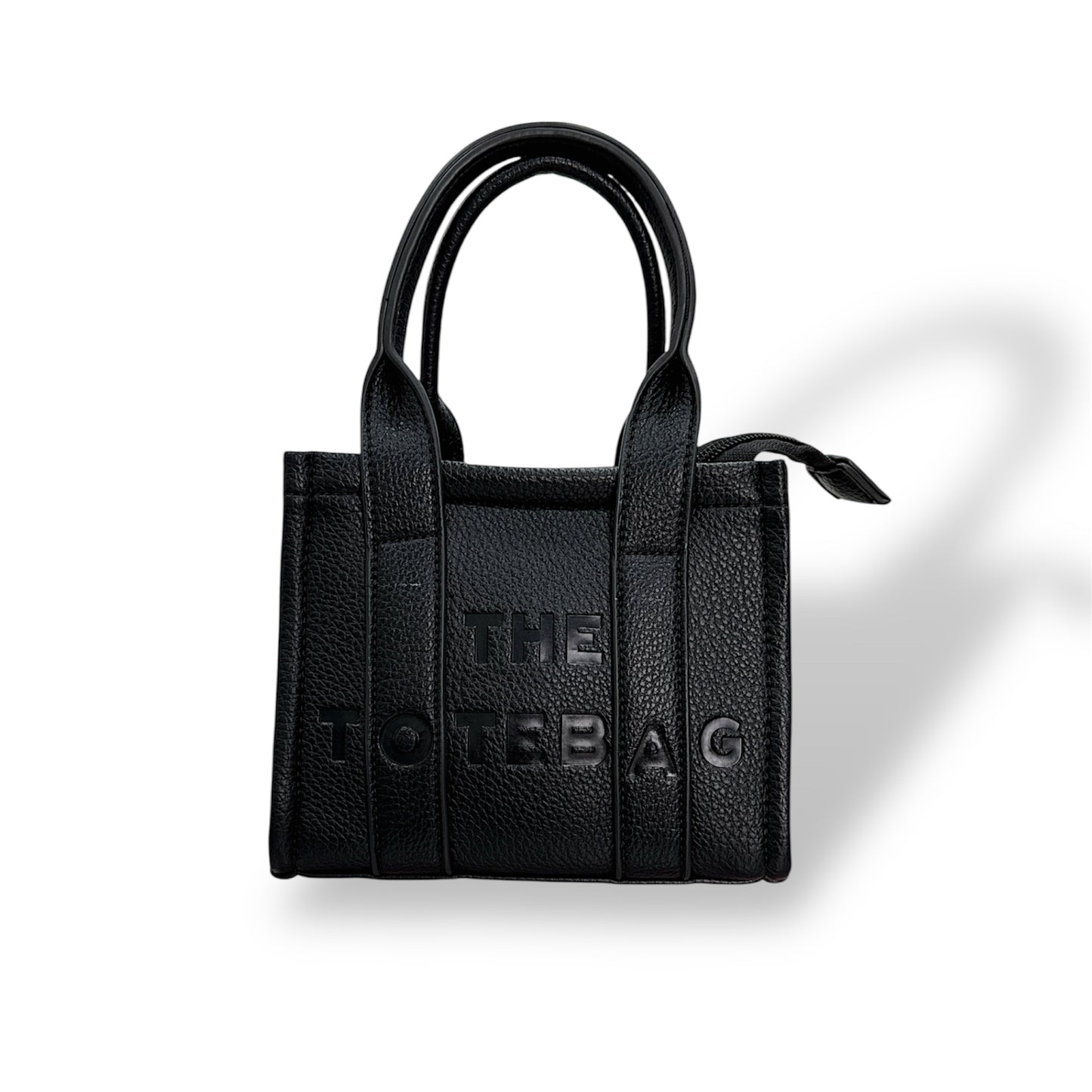 The mini tote bag black