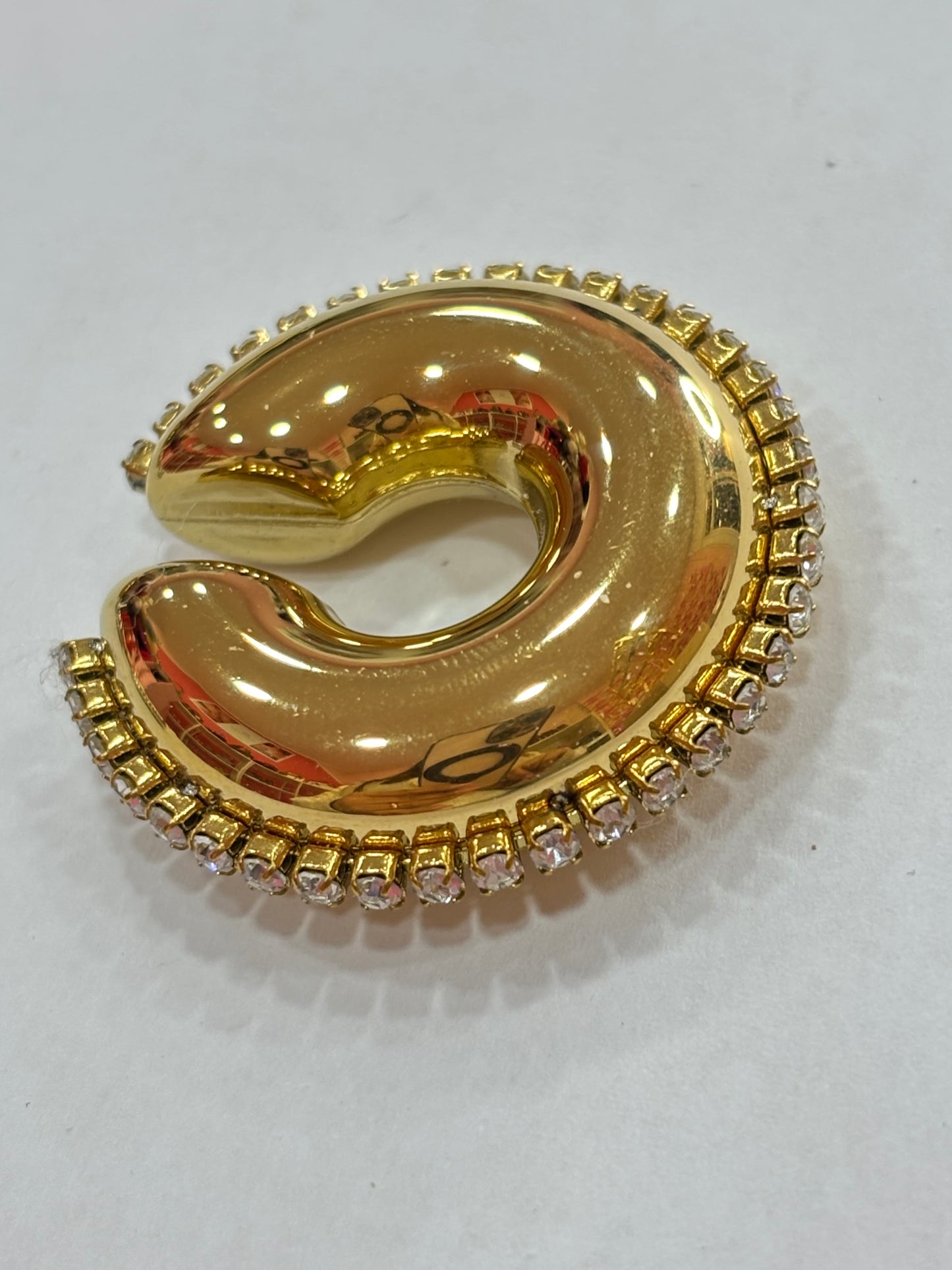 Ear cuf bubble con strass