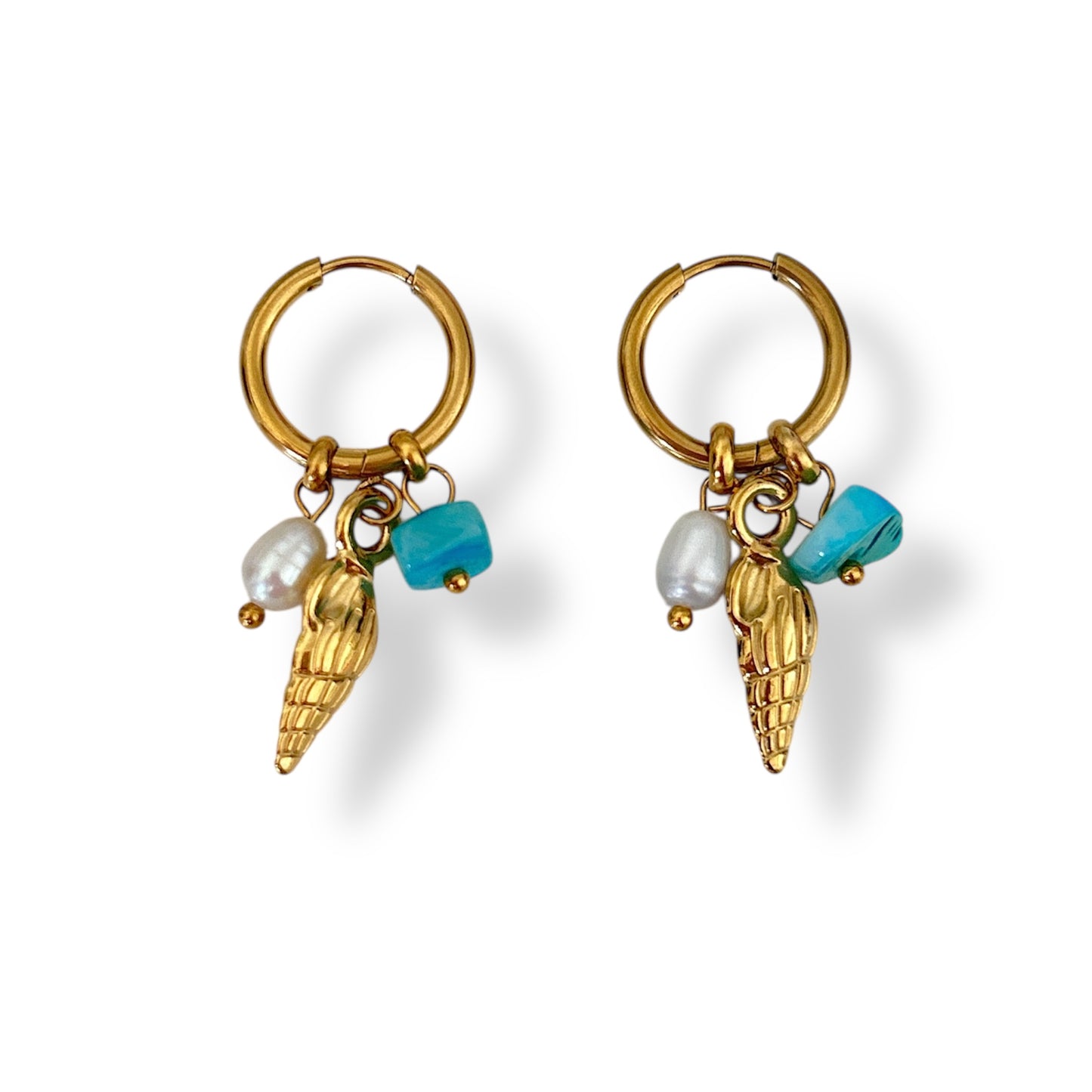 Orecchini Pietra marina charms