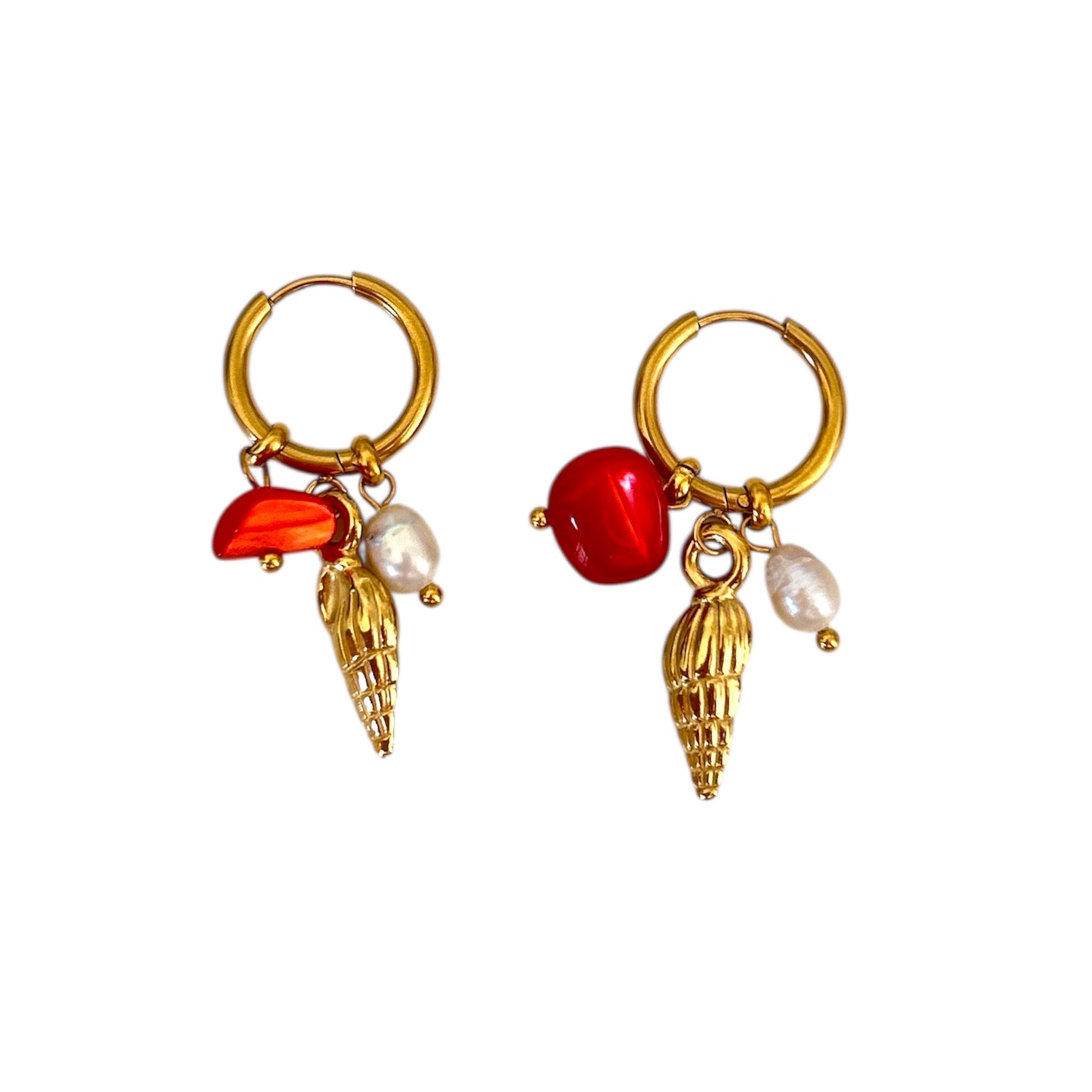 Orecchini Pietra marina charms