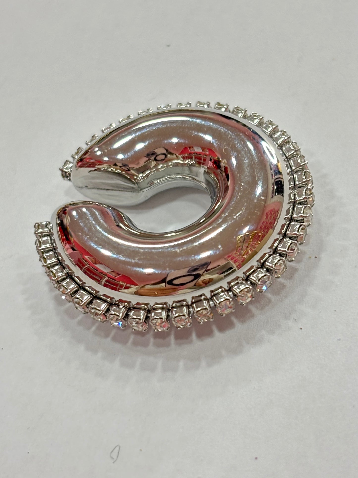Ear cuf bubble con strass