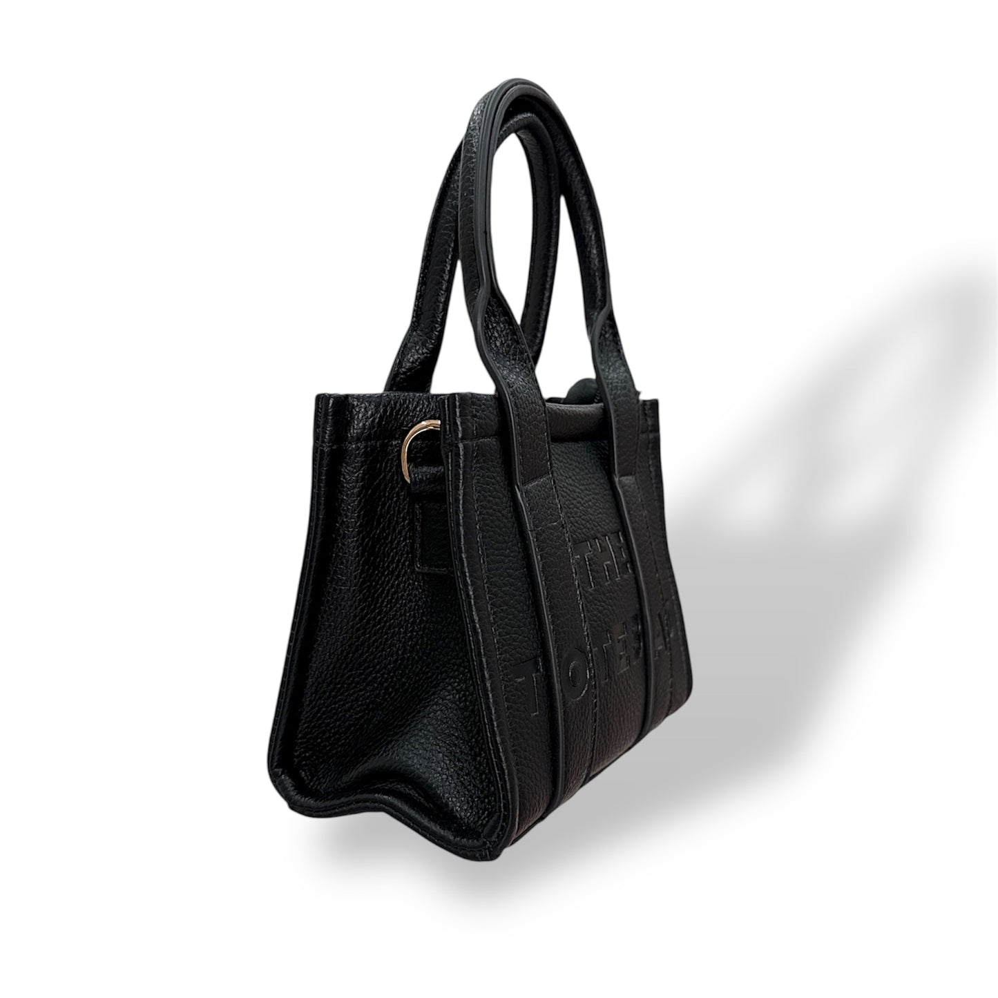 The mini tote bag black