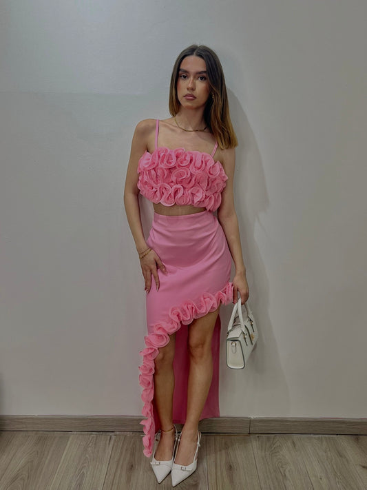 MINI DRESS ROSE