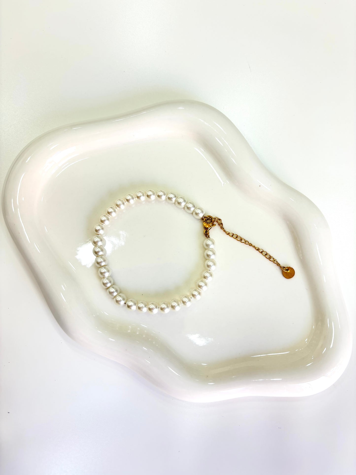 Bracciale con perle semplice