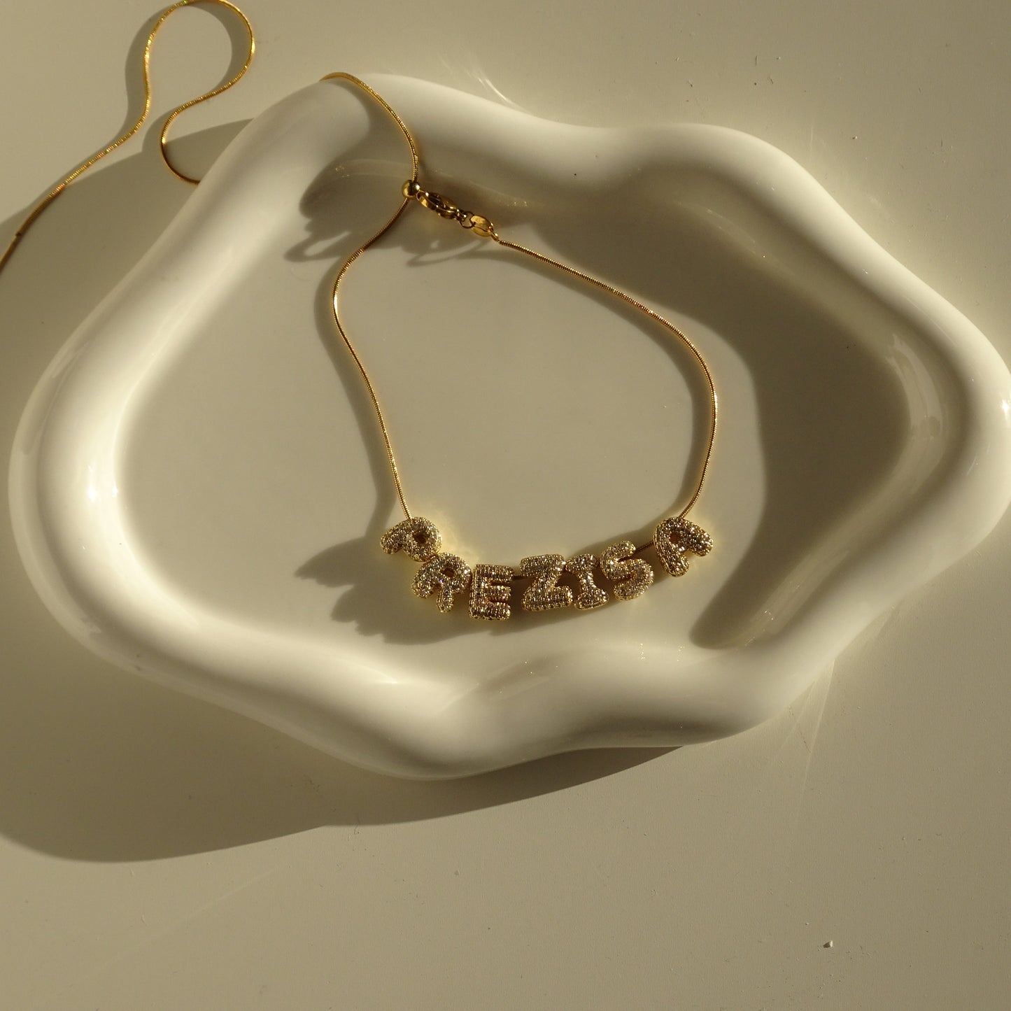 Collana “Lettera Bubble mini”