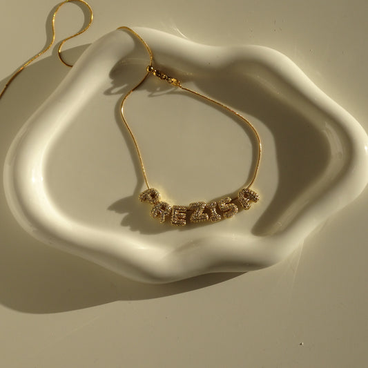 Collana “Lettera Bubble mini”