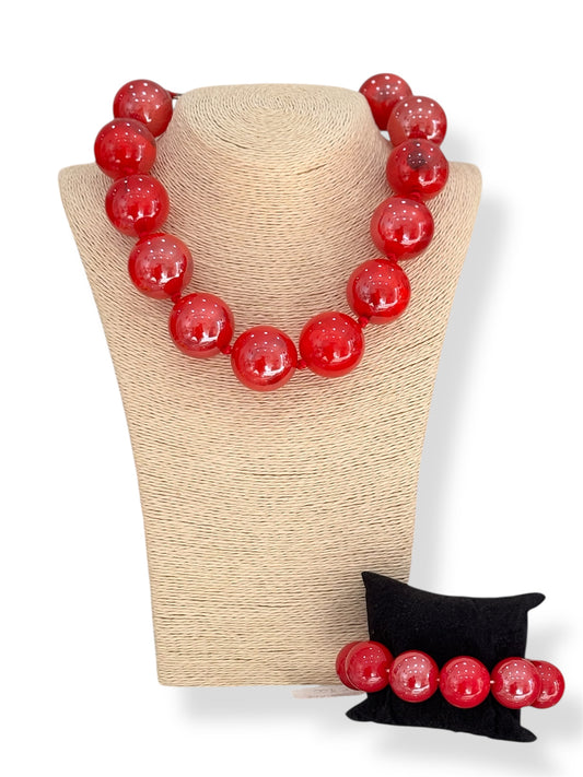 Set Maxi perla Red