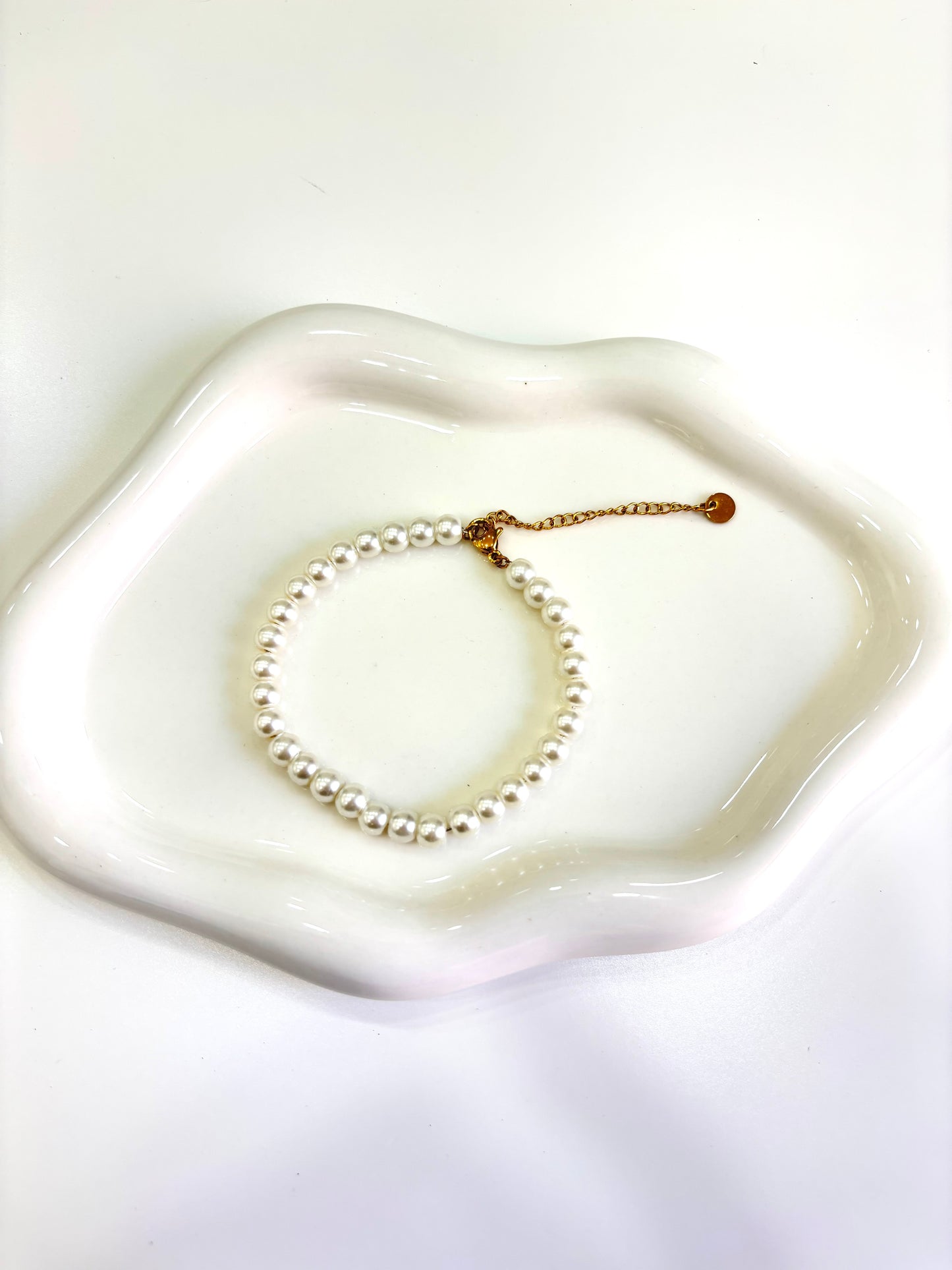 Bracciale con perle semplice