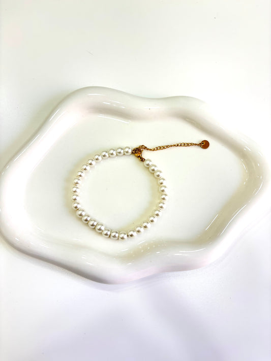Bracciale con perle semplice