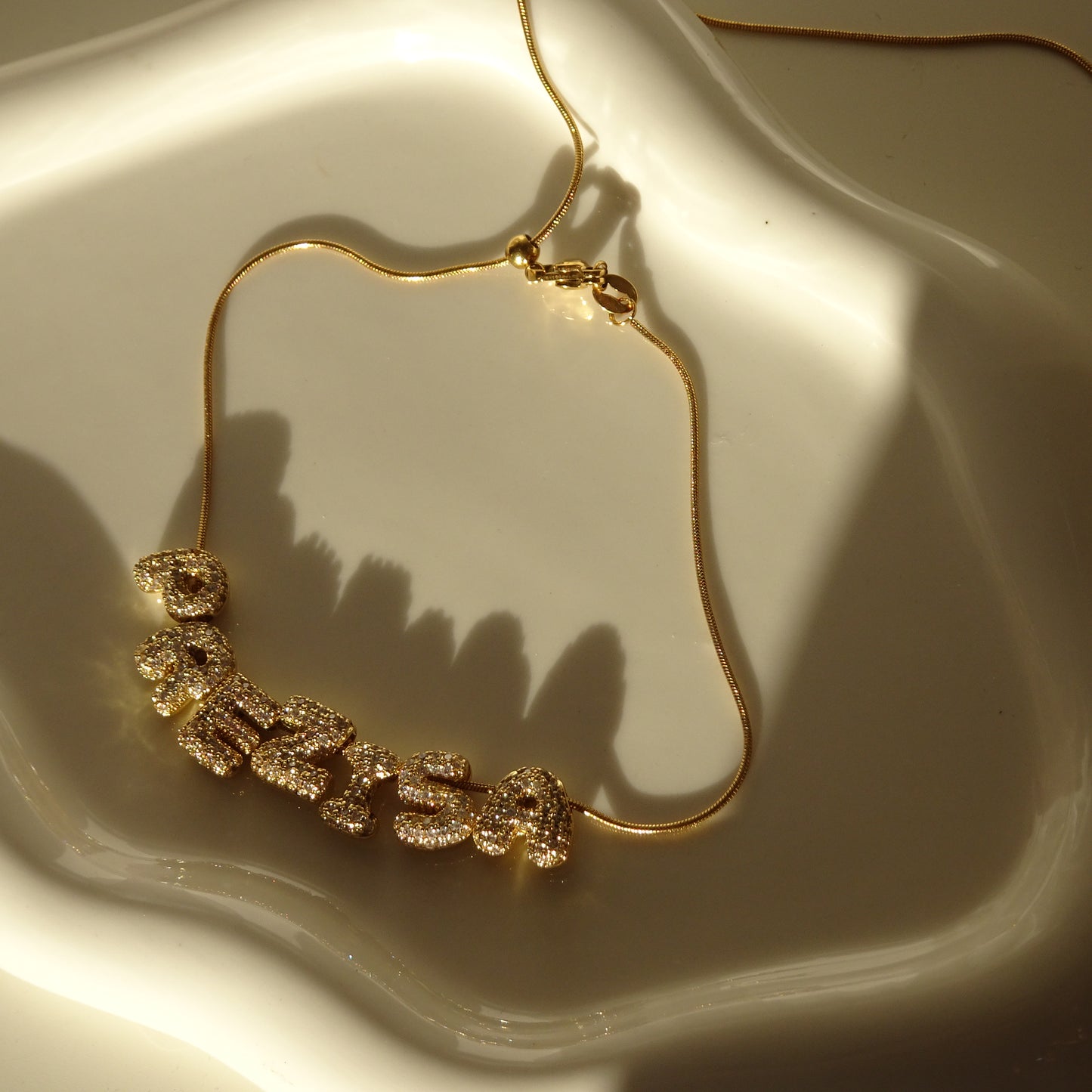 Collana “Lettera Bubble mini”