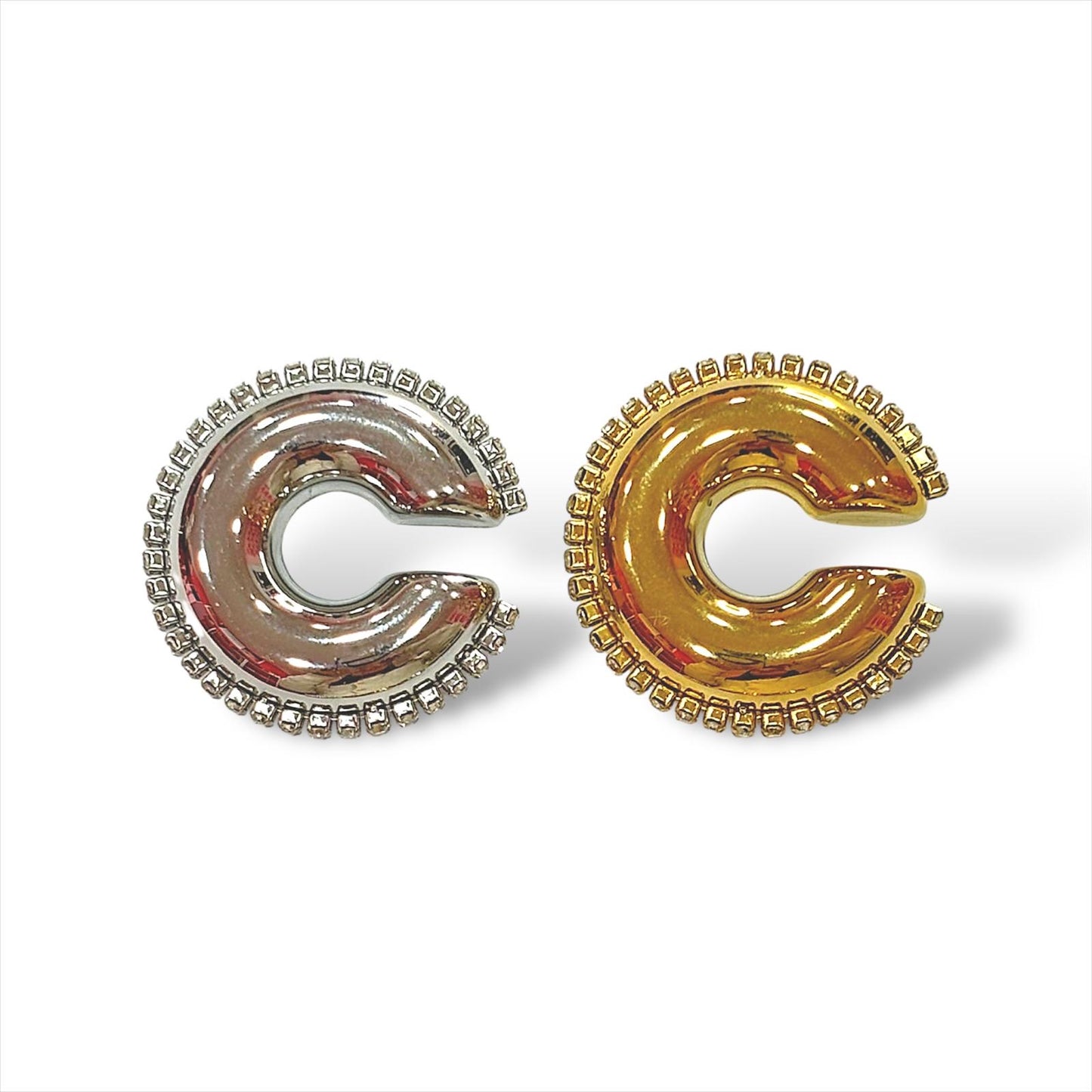 Ear cuf bubble con strass