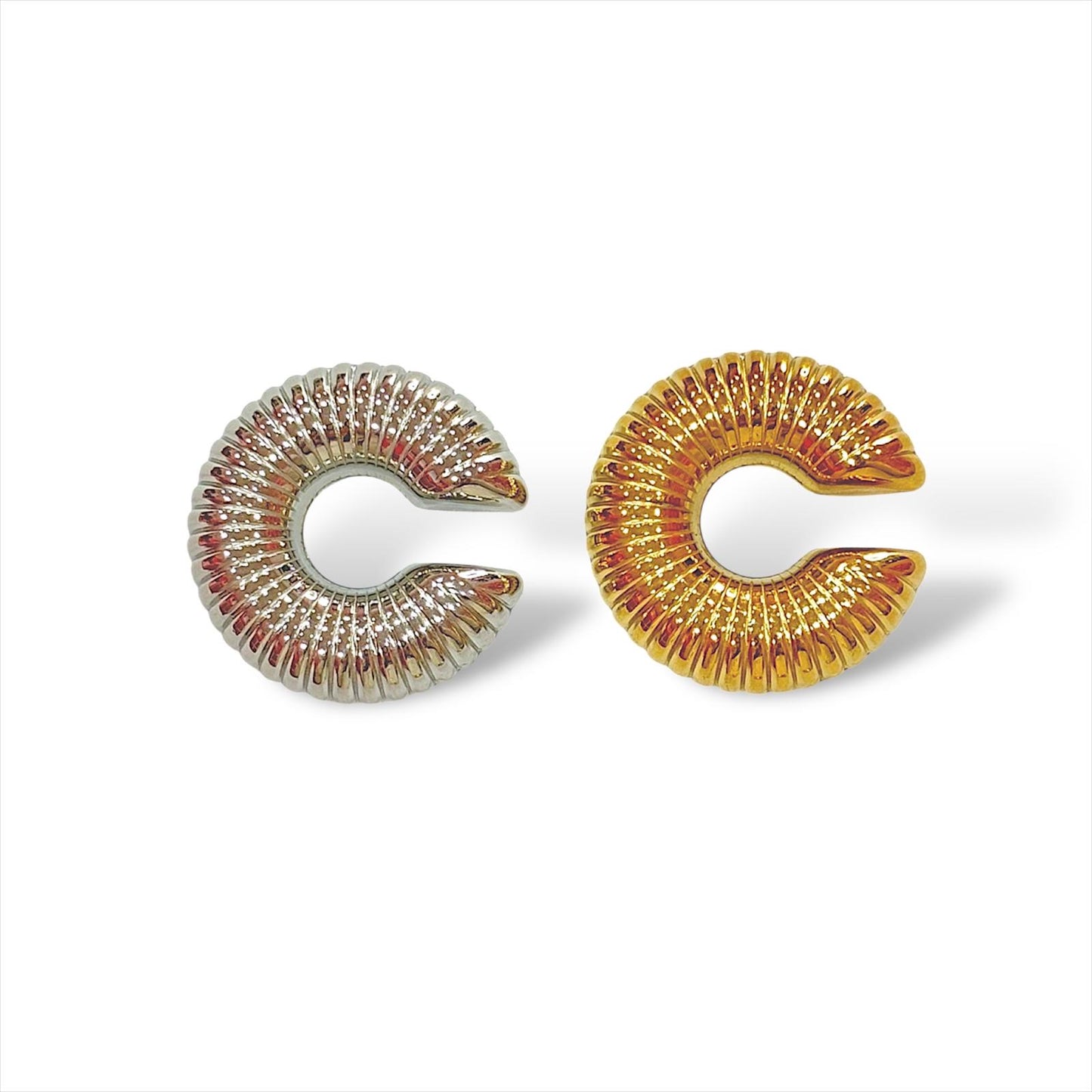 Ear cuf Bubble satinato