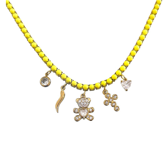 Collana Beatrix gialla