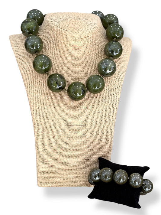 Set Maxi perle Green bottle