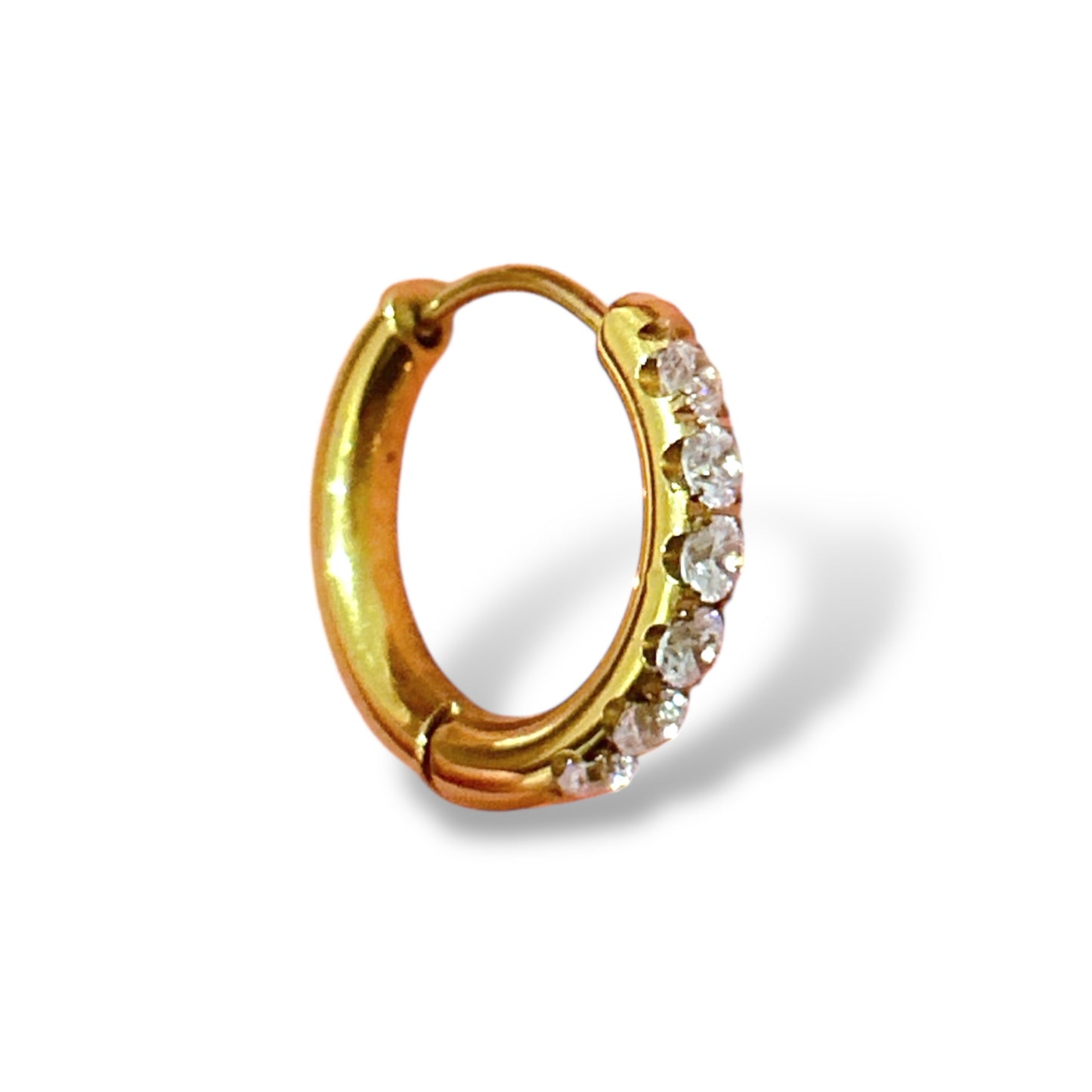 Set di orecchini circle strass