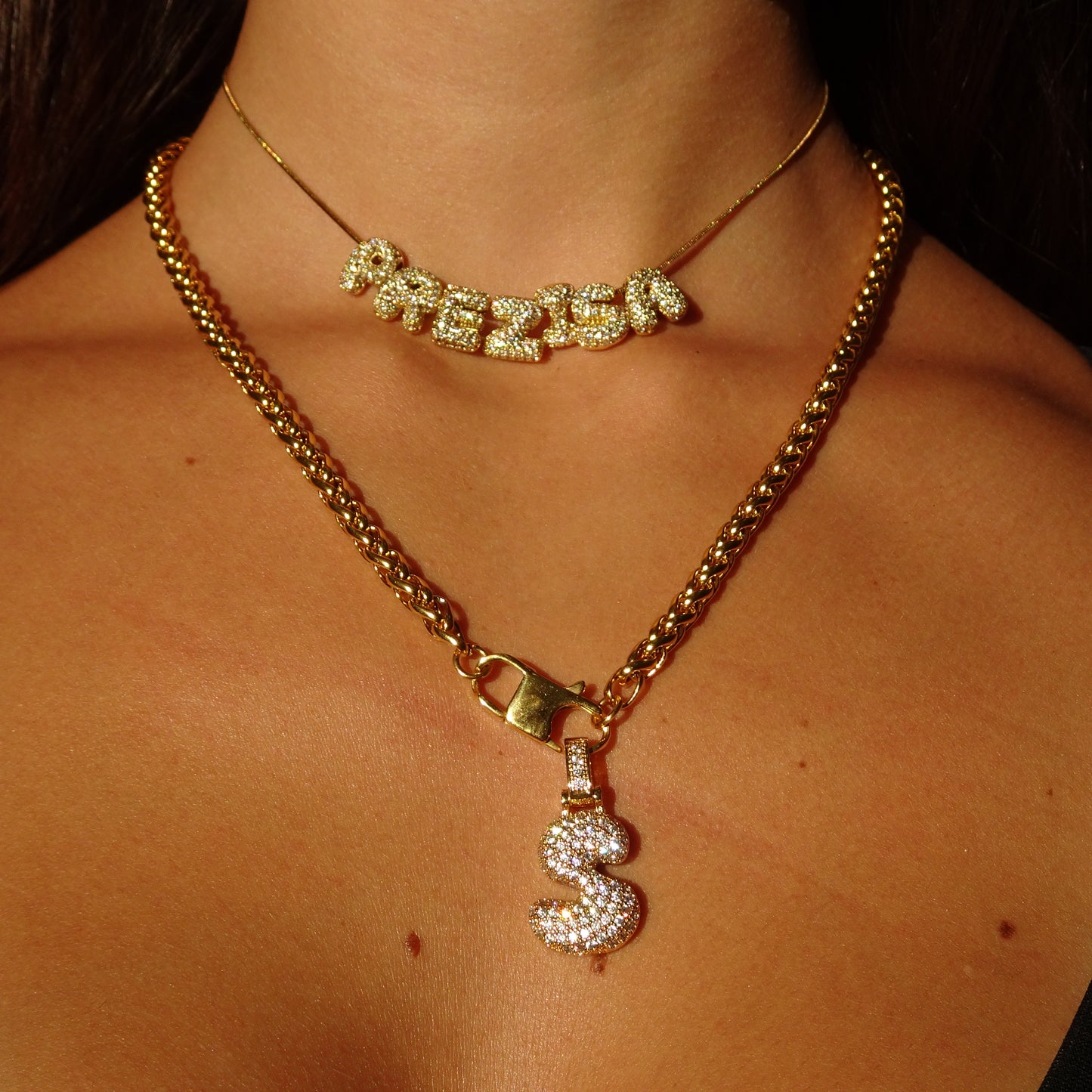 Collana “Lettera Bubble mini”
