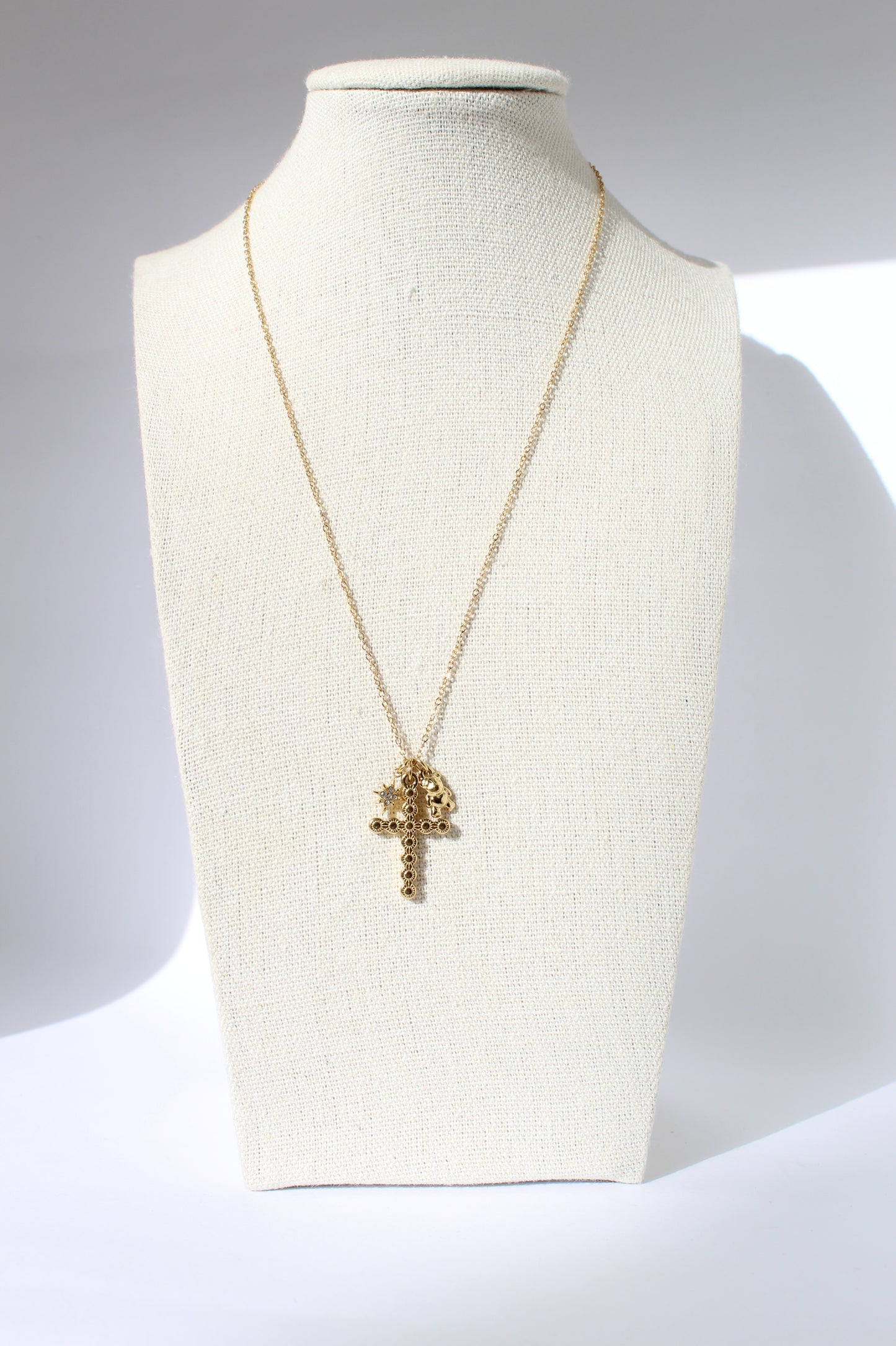 Collana “Cross teddy”