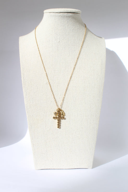 Collana “Cross teddy”