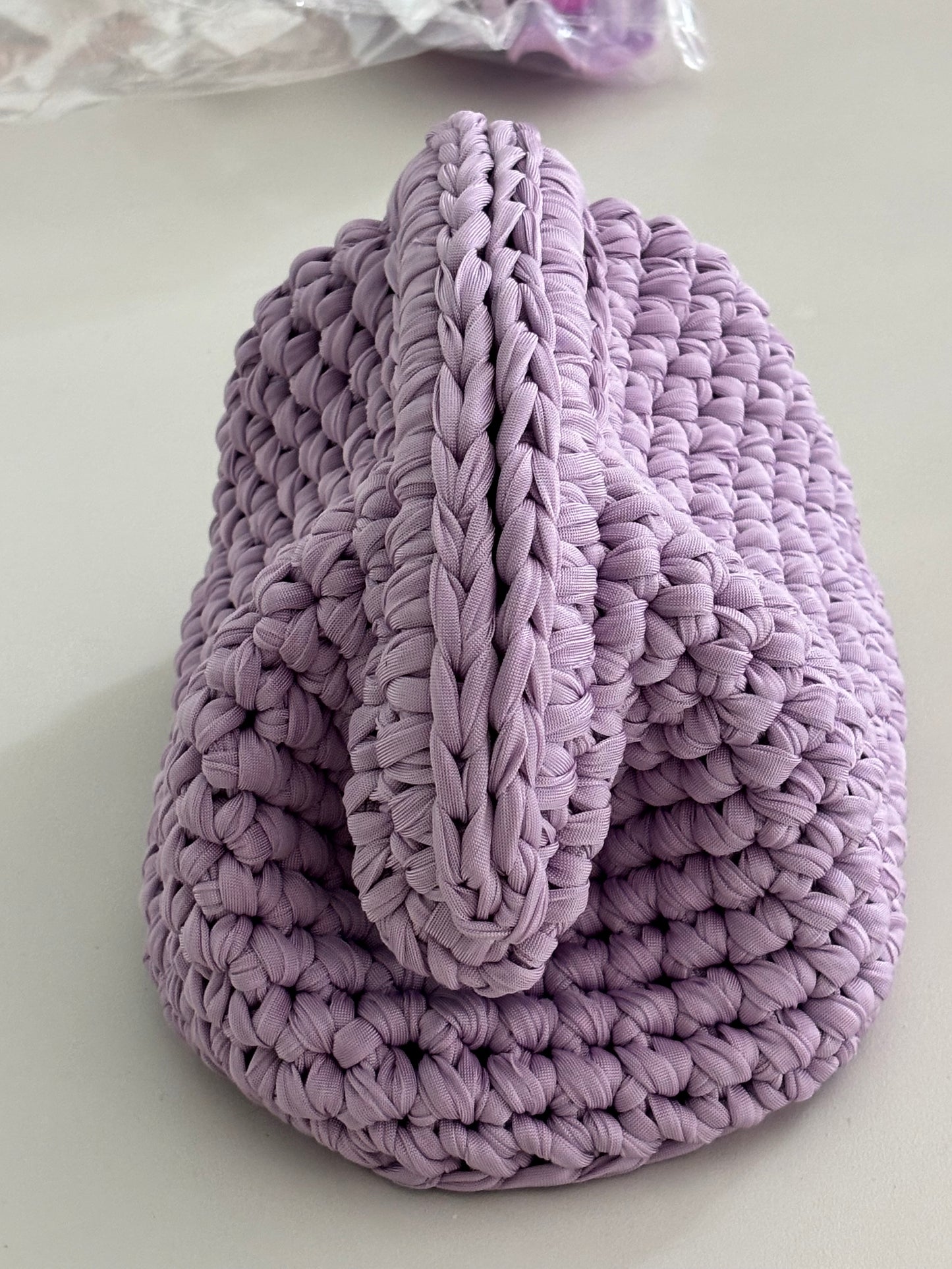 Clutch Mezzaluna lilla