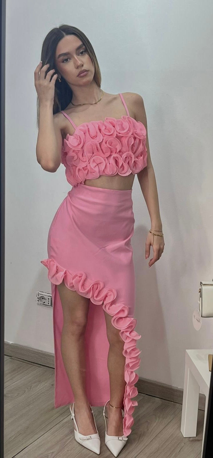 MINI DRESS ROSE