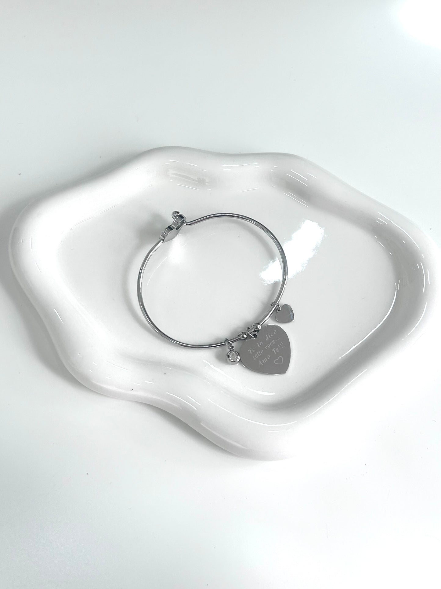 Bracciale Cuore con scritta