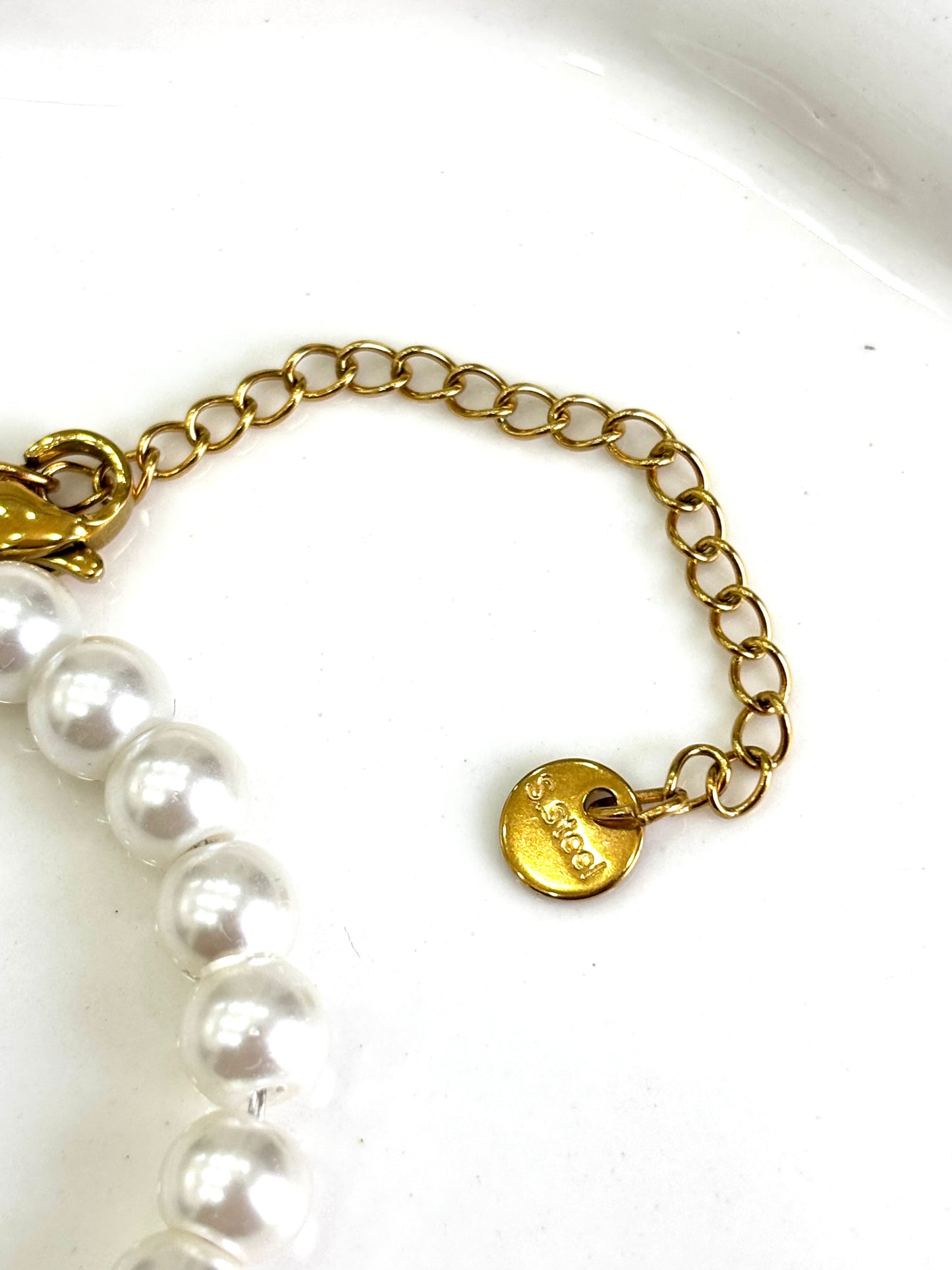 Bracciale con perle semplice