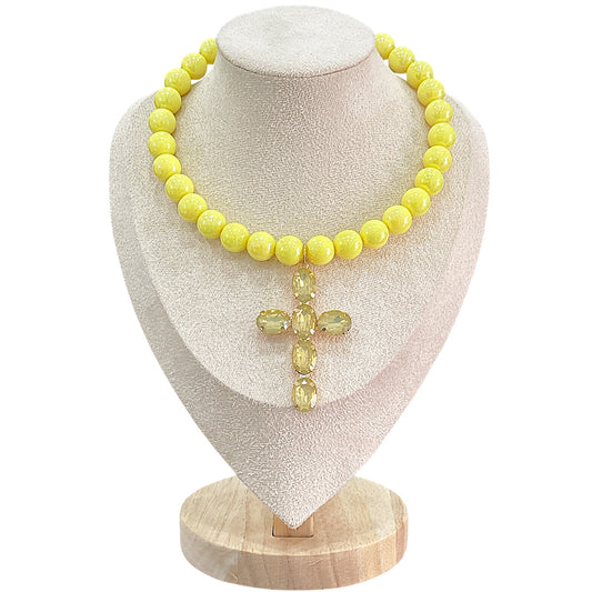 Collana Cross Color
