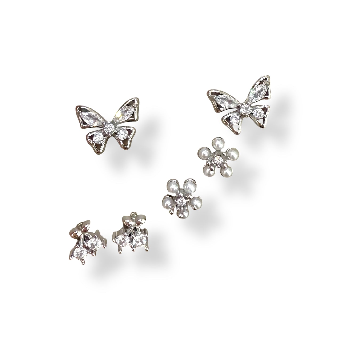 Set di orecchini Butterfly