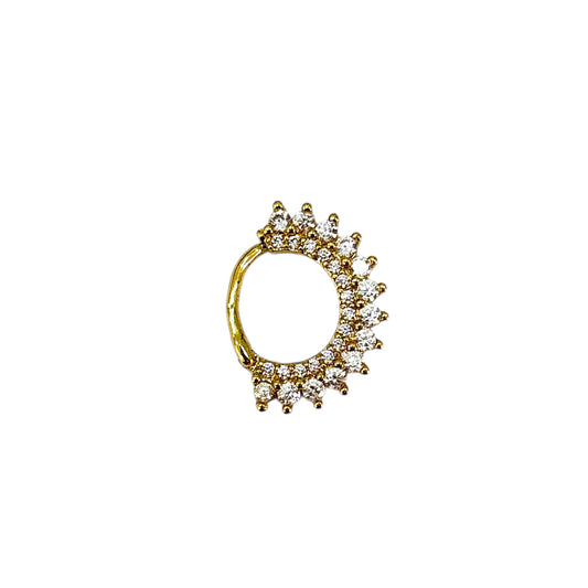 Ear cuf Diamond Gold
