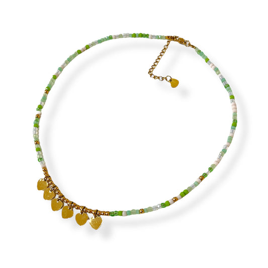 Collana pietre verdi